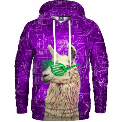 Aloha From Deer No Drama Llama Hoodie H-K AFD698 Purple – Zboží Mobilmania