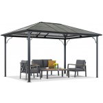 Garden Point Moderní zahradní altán Santiago 3x6m antracitový – Hledejceny.cz