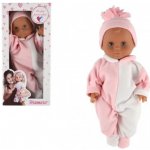 Hamiro miminko 40 cm pevné tělíčko růžovo-bílý obleček – Hledejceny.cz