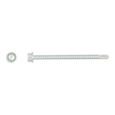 RAWLPLUG Šroub samovrtný OC do kovu max 8 mm, šestihranná hlava - zinek bílý Varianta: 5,5 x 90 mm – Hledejceny.cz
