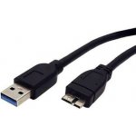 Roline 11.02.8873 USB 3.0 SuperSpeed kabel USB3.0 A(M)-microUSB3.0 B(M), 0,8m, černý – Zbozi.Blesk.cz