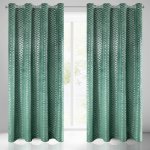 Design 91 ZATEMŇOVACÍ ZÁVĚS NA KROUŽCÍCH MOLY 140X250 CM ZELENÁ – Hledejceny.cz