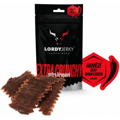 LORDYjerky HOVĚZÍ sušené maso CHILLI 50 g