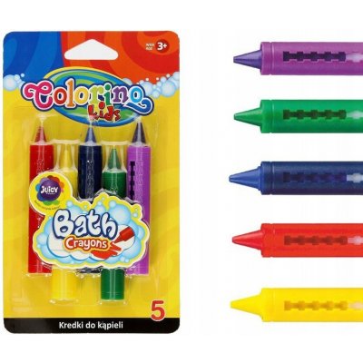 Colorino pastelky do vany 5 barev – Zboží Dáma Colorino pastelky do vany 5 barev – Zboží Dáma