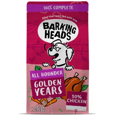 BARKING HEADS All Hounder Golden Years Chicken 12kg