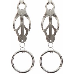 Taboom Butterfly Clamps with Ring Silver