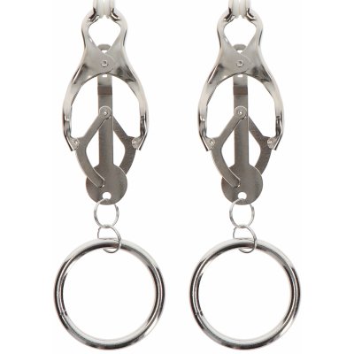 Taboom Butterfly Clamps with Ring Silver