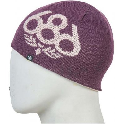686 Glow Reversible beanie Dusty pink – Zboží Dáma