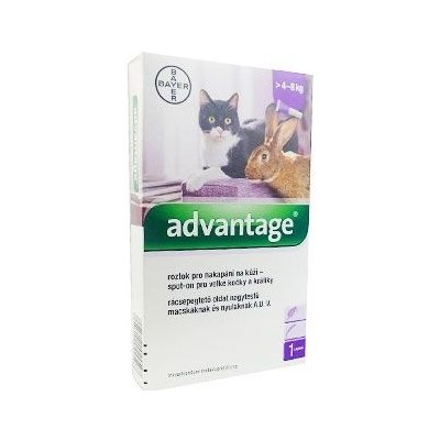 Advantage 80 10% 1x0,8ml pro kočky nad 4kg