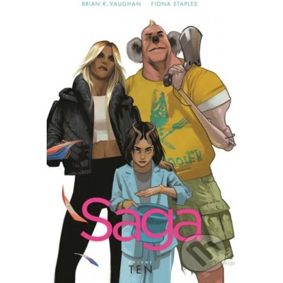 Saga 10 - Brian K Vaughan, Fiona Staples (ilustrátor) – Zbozi.Blesk.cz