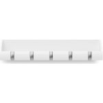 Umbra s poličkou a 5 háčky Cubby White – Sleviste.cz