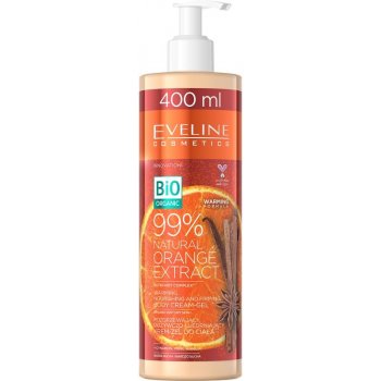 Eveline Cosmetics BIO Organic hřejivý, výživný a zpevňující tělový krém-gel 400 ml