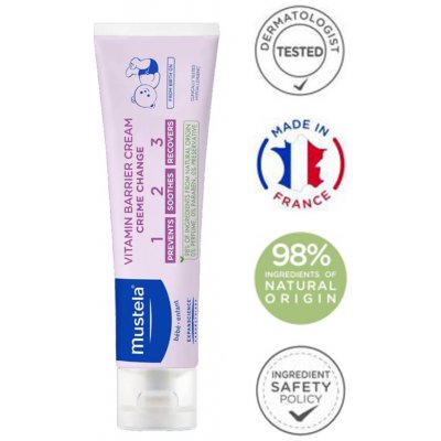 Mustela Bébé Change Cream 1 2 3 reparační krém proti opruzeninám pro děti 50 ml – Hledejceny.cz