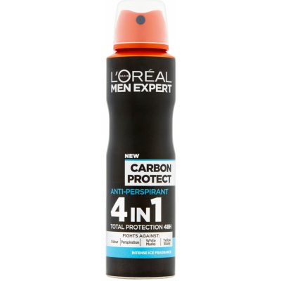 L'Oréal Paris Men Expert Carbon Protect antiperspirant deospray 150 ml – Zboží Mobilmania
