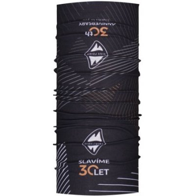 High Point bezešvý multifunkční šátek Tau scarf black – Sleviste.cz