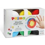 Prstové barvy PRIMO sada 6 x 50 g – Zbozi.Blesk.cz