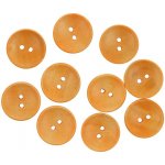 Ideal dřevěný knoflík oranžový 20 mm 10 kusů – Hledejceny.cz