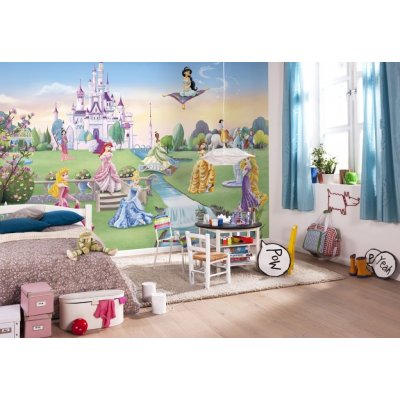 Komar 8-414 Obrazová fototapeta Disney Princess Castle rozměry 368 x 254 cm