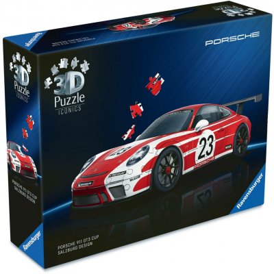 RAVENSBURGER 3D puzzle Porsche 911 GT3 Cup Salzburg design 136 ks – Hledejceny.cz