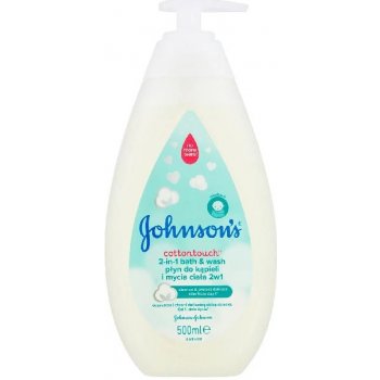 Johnson’s baby Cottontouch koupel a mycí gel 2v1 500 ml