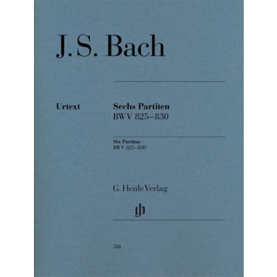Johann Sebastian Bach Six Partitas BWV 825-830 noty na klavír – Hledejceny.cz