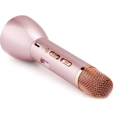 Karaoke bluetooth mikrofon Eljet Basic růžový — Heureka.cz