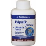 MedPharma Vápník 600 mg + Vitamín D3 67 tablet – Hledejceny.cz