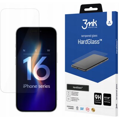 3mk tvrzené sklo HardGlass pro Apple iPhone 16 Pro Max 5903108579797 – Zboží Živě
