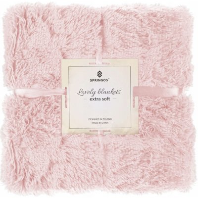 Springos Deka dvouvrstvá Lotus starorůžová 200x220 – Hledejceny.cz