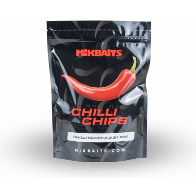 Mikbaits Boilies Chilli Chips 300g 24mm Scopex – Hledejceny.cz