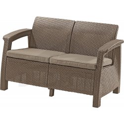 DEOKORK CORFU LOVE SEAT cappuccino