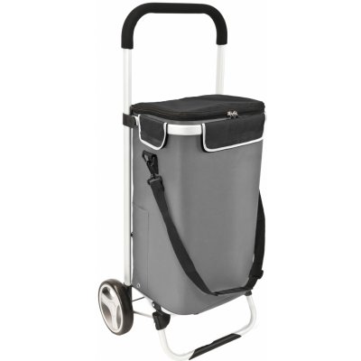bremermann BRINKUM nákupní vozík, nákupní vozík s odnímatelnou taškou, šedý