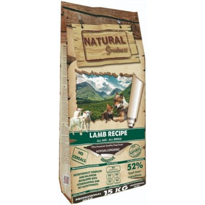 Natural Greatness Lamb Recipe All Breed Sensitiv jehně 15 kg – Hledejceny.cz