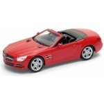 Welly Mercedes Benz SL500 Convertible 2012 červený 1:34-39 – Hledejceny.cz