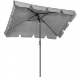 SPRINGOS GU0038 Zahradní slunečník 120x200 cm šedý – Hledejceny.cz