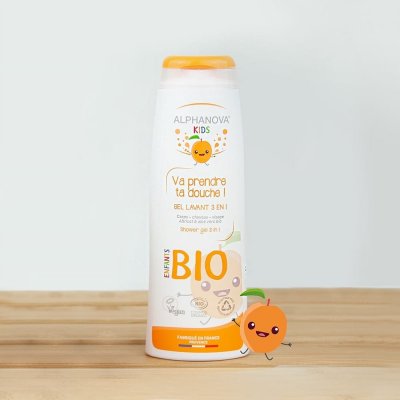 Alphanova Alpha Kids Bio dětský sprchový gel 3v1 250 ml – Sleviste.cz
