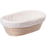 ČistéDřevo Oválná ratanová ošatka 21 x 15 x 8 cm – Zboží Mobilmania