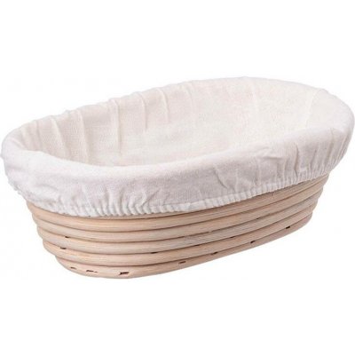 ČistéDřevo Oválná ratanová ošatka 21 x 15 x 8 cm – Zboží Mobilmania