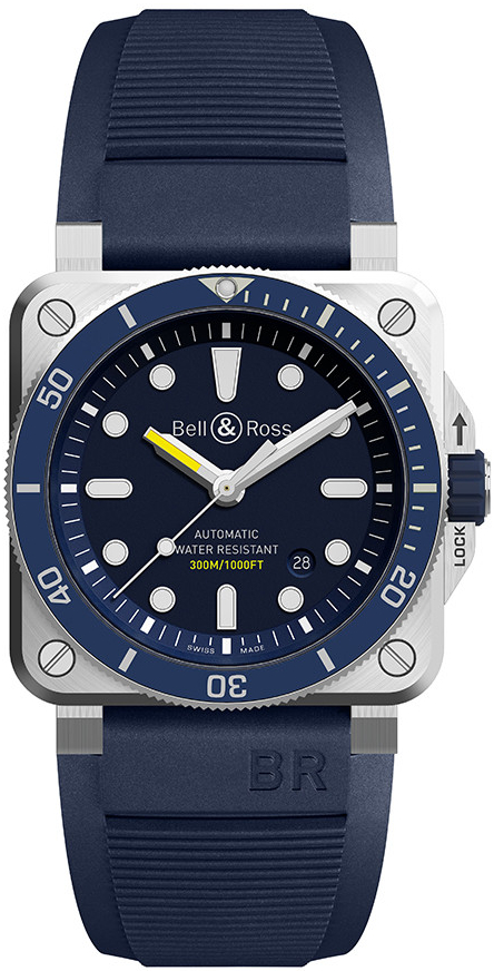 Bell & Ross BR0392-D-BU-ST-SRB