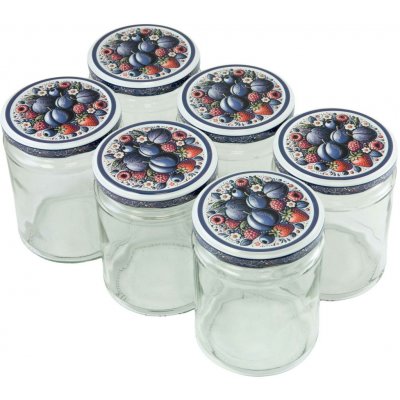 Můjrendlík Zavařovací sklenice s víčkem TWIST 540ml x 6ks – Zboží Mobilmania