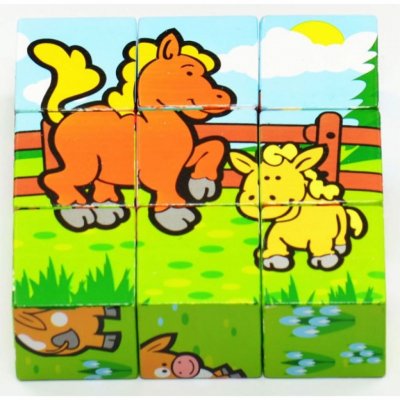 Teddies kostky kubus Moje první lesní zvířátka – Zboží Dáma