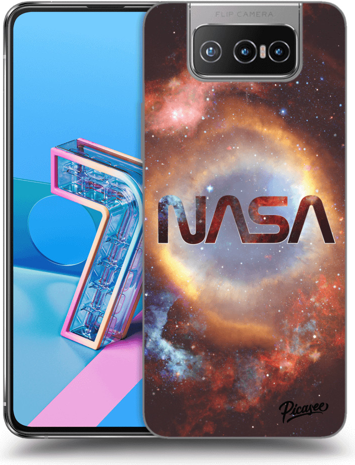 Pouzdro Picasee silikonové Asus Zenfone 7 ZS670KS - Nebula čiré