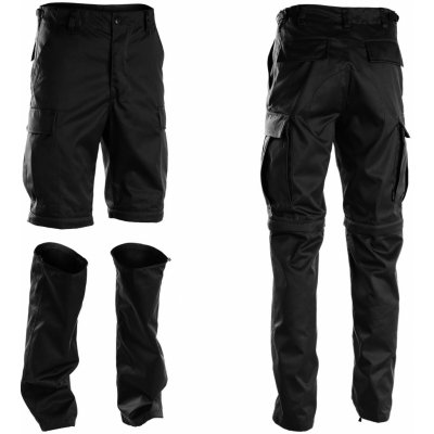 Kalhoty Mil-tec BDU Zip-Off černé – Hledejceny.cz