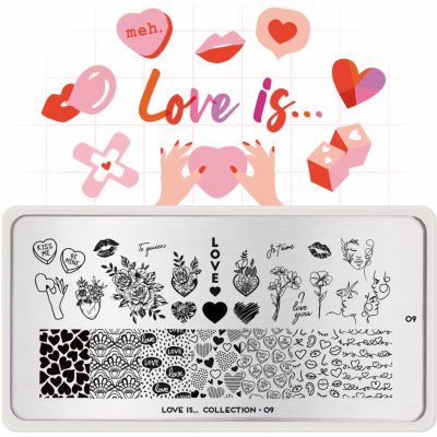 Image destička MoYou Love is... 09 – Zboží Dáma