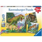 Ravensburger Pravěká zvířata 3 x 49 dílků – Zbozi.Blesk.cz