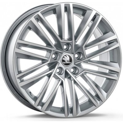 Škoda LUXON 7,5x18 5x112 ET48 silver – Zboží Mobilmania