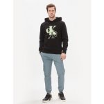 Calvin Klein Jeans Mikina Mirrored Ck Logo Hoodie J30J324630 Černá Regular Fit – Hledejceny.cz