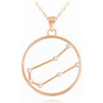 Minet Rose gold Stars blíženci Czech Crystal JMAS9506RN45 – Hledejceny.cz