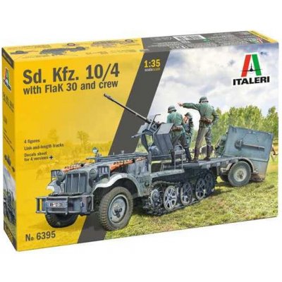Italeri Sd.Kfz 10/4 with Flak 30 and Crew 6395 1:35 – Zboží Mobilmania