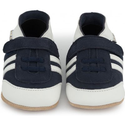 Lait et Miel Kožené capáčky modré sneakersky Modrá – Zboží Dáma